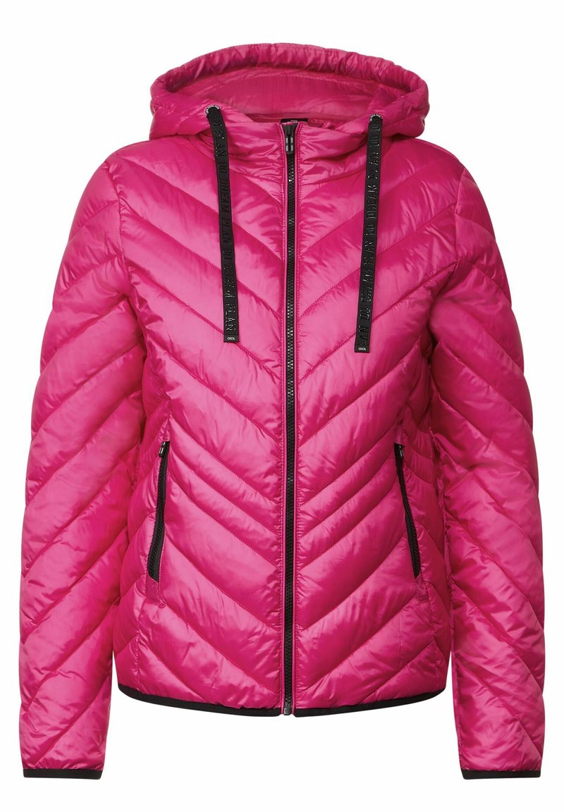 Cecil Winterjacke Cecil Jacke Pink Zipper Cecil Jacke Cecil Damen