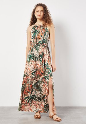 LEAF MIDI  - Maxikleid - khaki