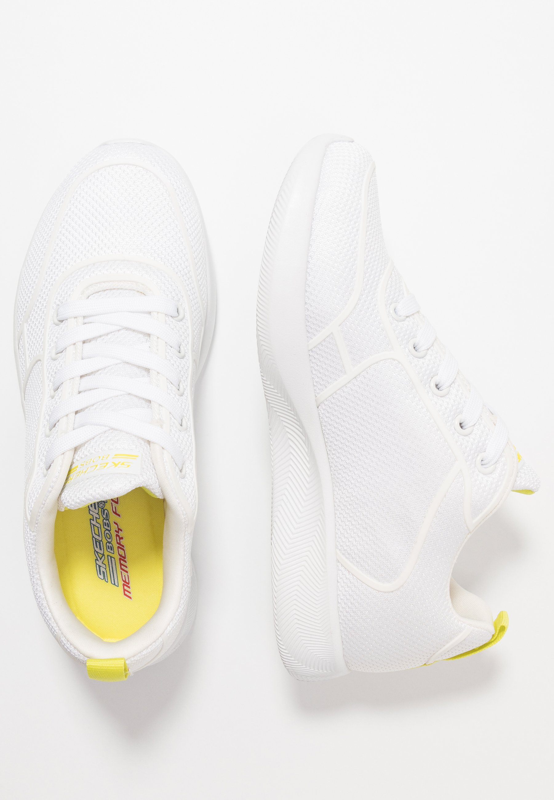 Skechers Sport ZINGER - Joggesko - natural/yellow Skechers Sport ZINGER - Joggesko - natural/yellow