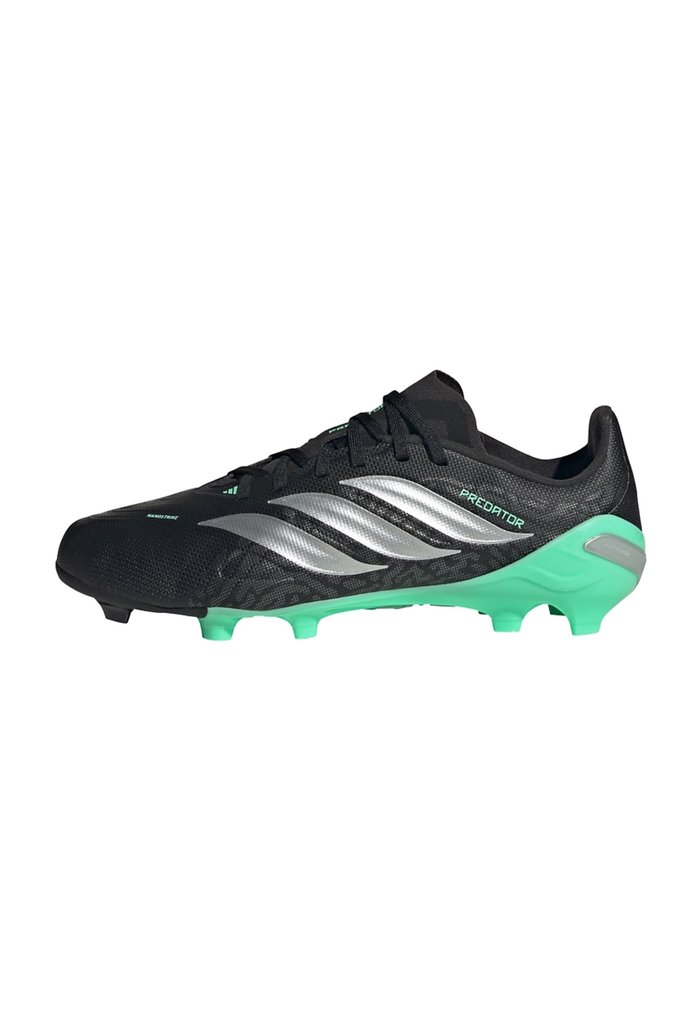 adidas PREDATOR LEAGUE FIRM GROUND KIDS UNISEX - Firm-ground football boots - core black silver metallic pulse mint