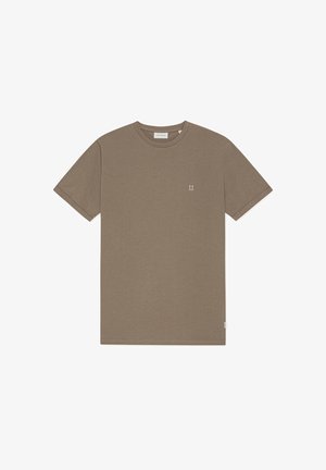 Les Deux, CORE CONTRAST - T-shirt basic - bungee brown