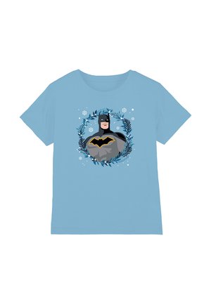 BATMAN WREATH - Print T-shirt - light blue