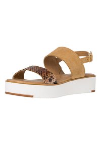 Marco Tozzi Platform sandals - nut