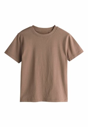 SHORT SLEEVE - T-shirt - bas - mink brown