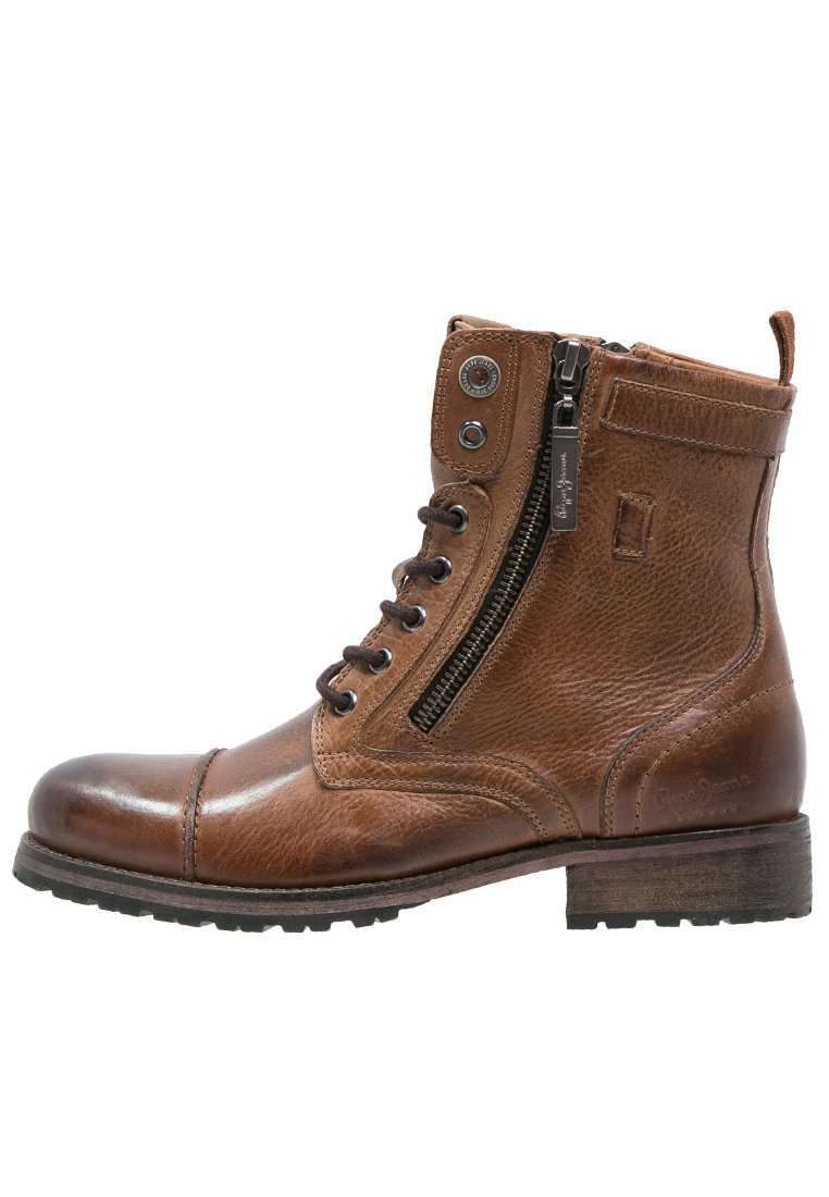 Pepe Jeans MELTING - Stivaletti stringati - tobacco/marrone - Zalando.it