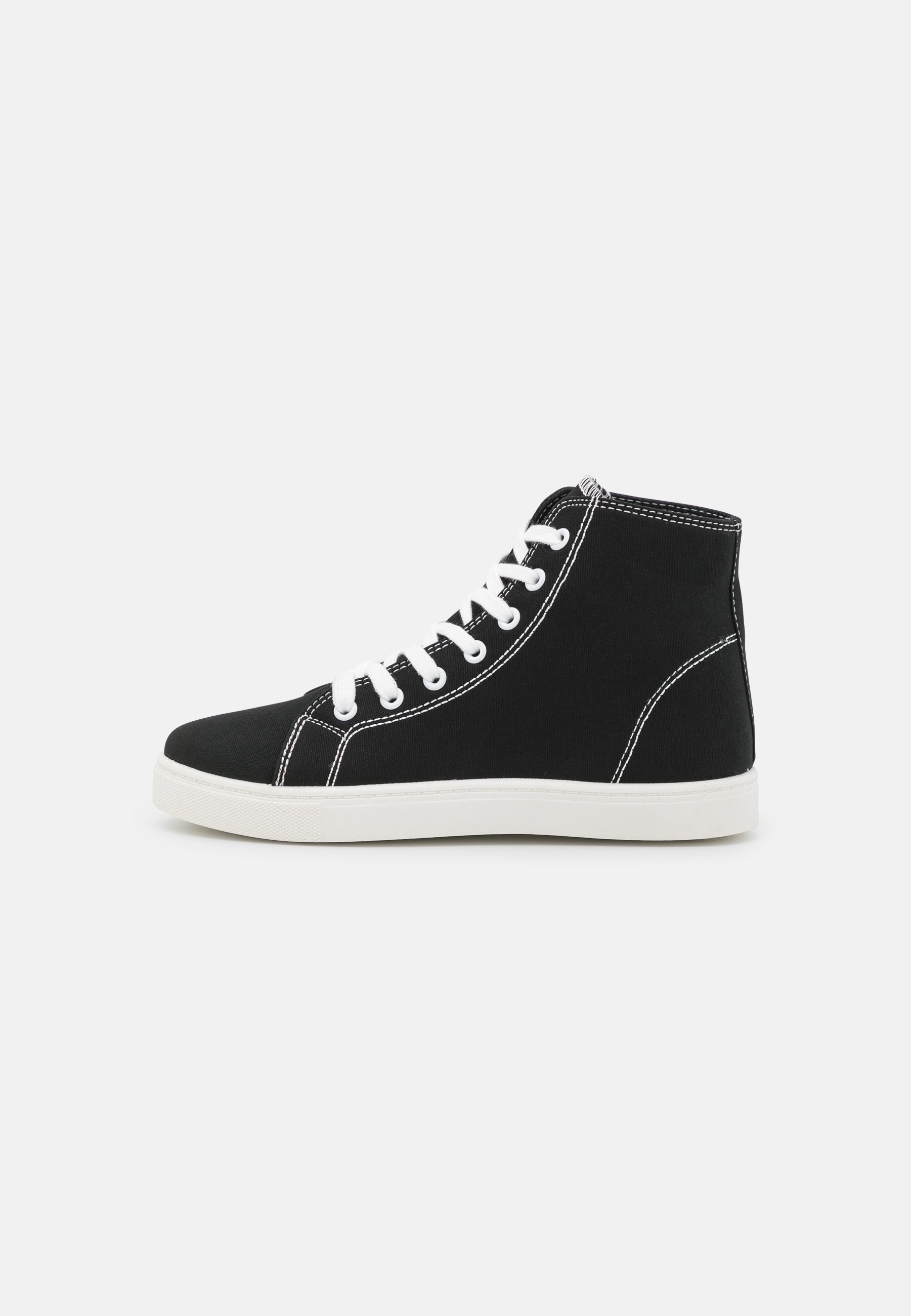 black ankle trainers