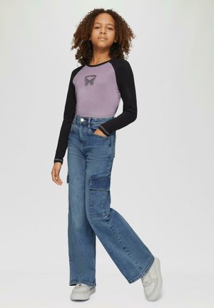 s.Oliver Flared Jeans - blau