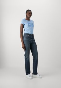 Armani Exchange Marškinėliai su spaudiniu - blue river