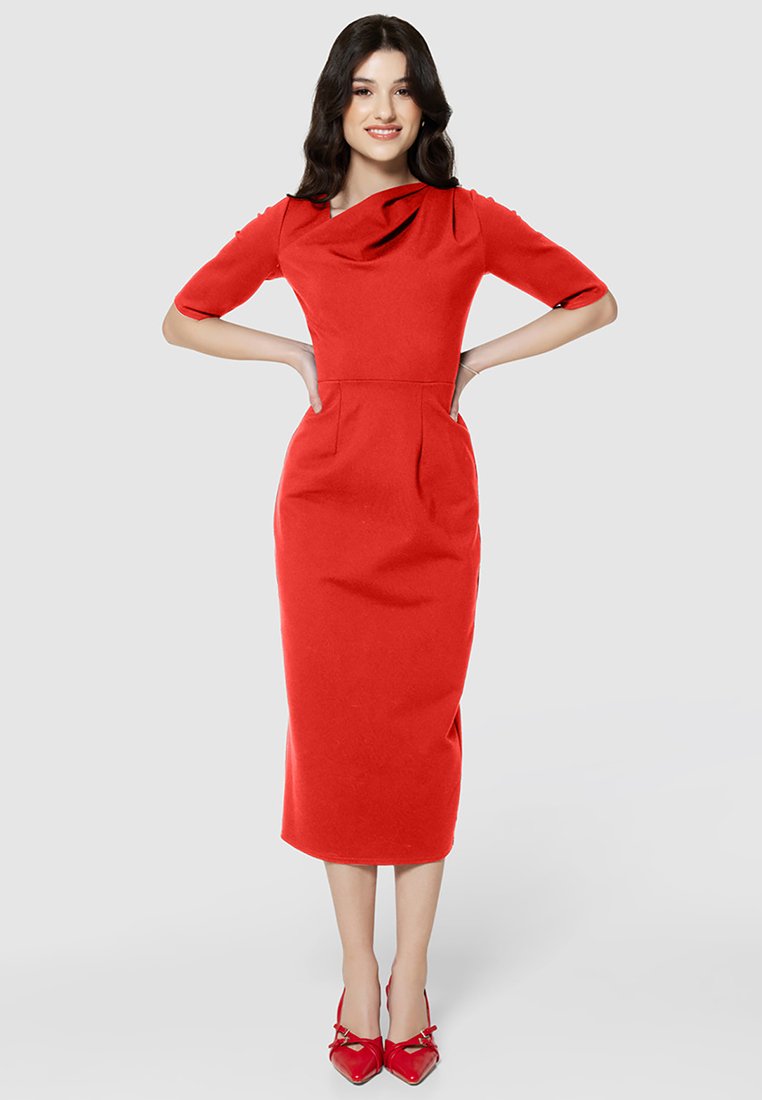 Closet Cocktailjurk rood Closet Cocktailjurk rood