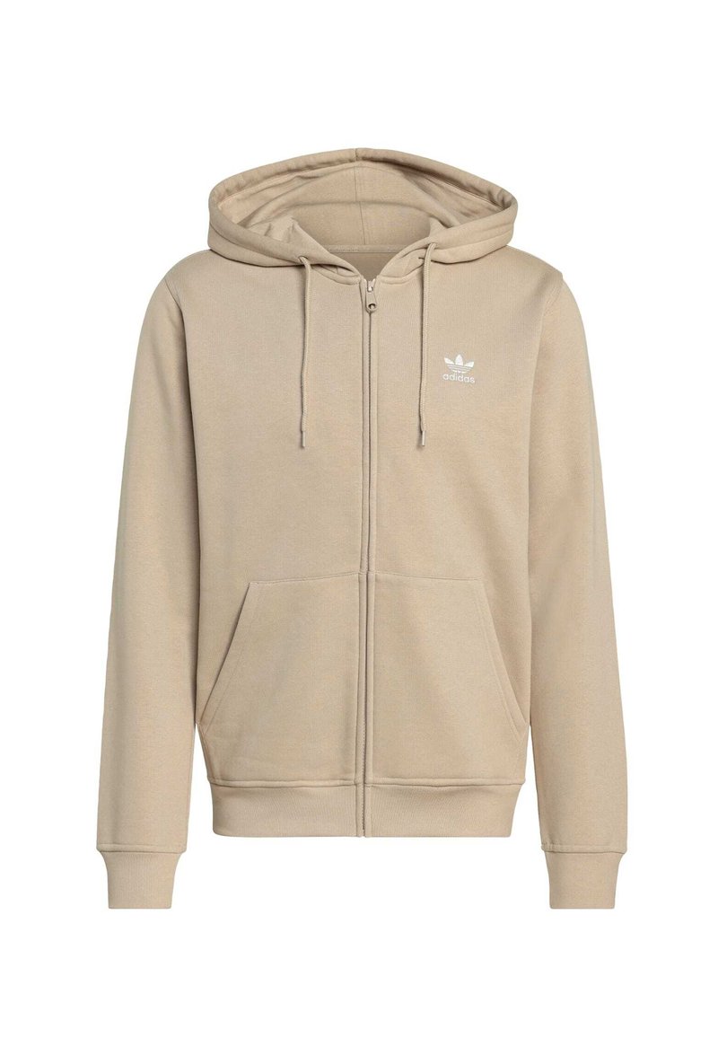 adidas Originals ESS FZ HD - Sudadera con cremallera - stone khaki ...