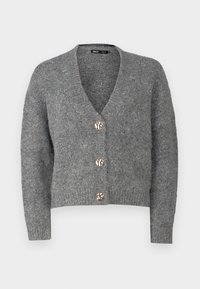 ONLZOEY CARDIGAN - Cardigan - dark grey melange
