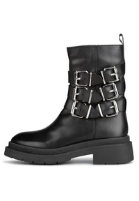 PS POELMAN BENNIE - Botines con plataforma - black