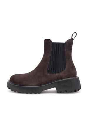 Woden Stiefelette - chocolate
