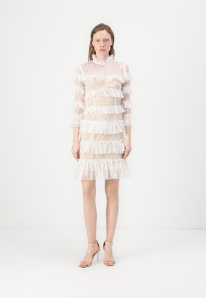 CARMINE MINI DRESS - Juhlamekko - cloudy white