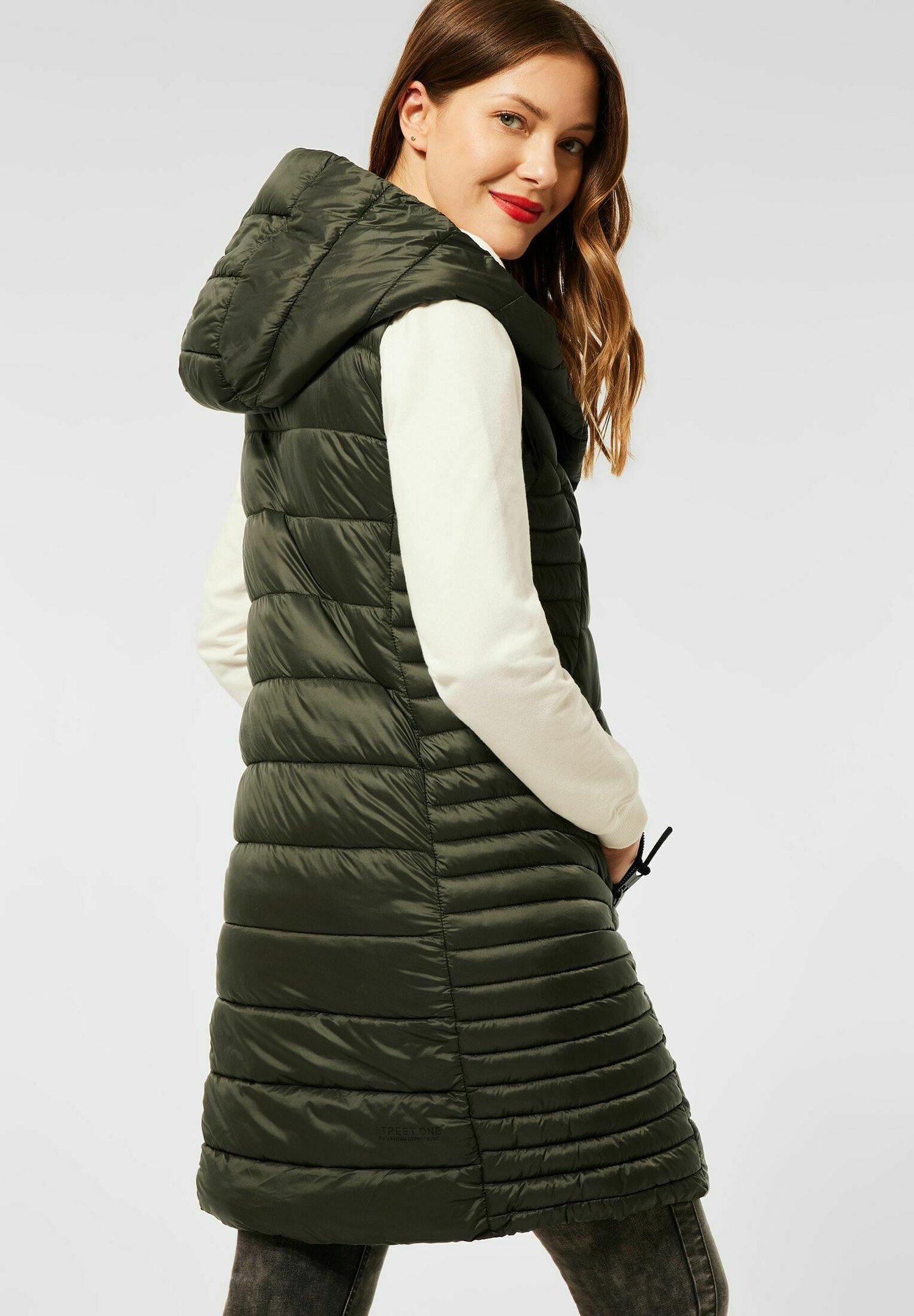 Street One LANGE - Bodywarmer - grün/groen - Zalando.nl