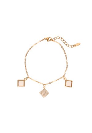 Armband - rose gold white