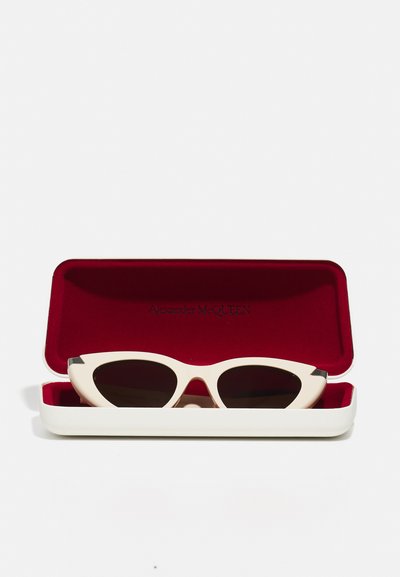 Alexander McQueen Ochelari de soare - ivory/brown