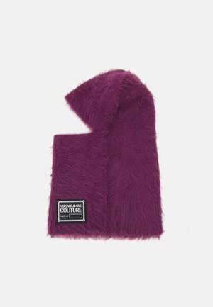 Versace Jeans Couture FLURRY BALACLAVA UNISEX - Gorro - berry