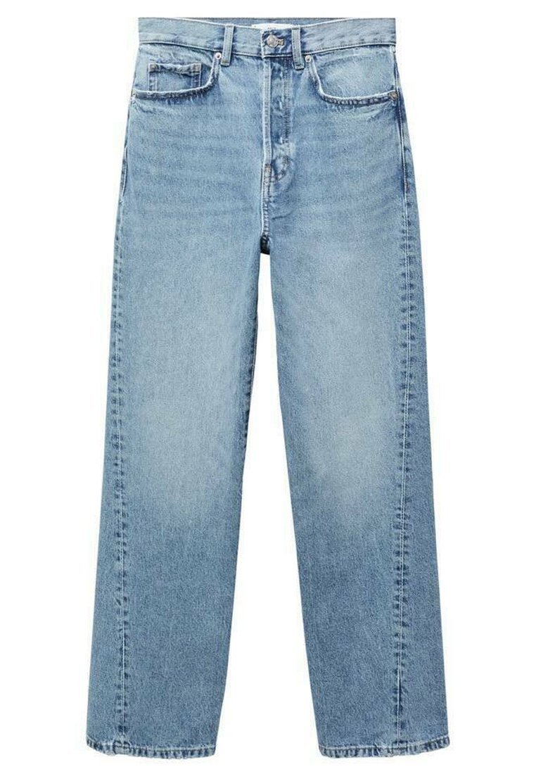 Mango Straight leg jeans blauw Mango Straight leg jeans blauw