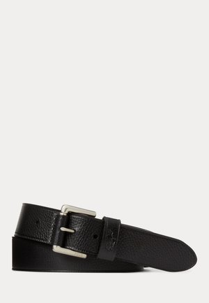Polo Ralph Lauren, SIGNATURE PONY LEATHER BELT - Cinturón - black