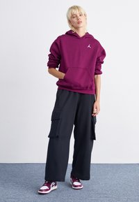 Jordan JORDAN BROOKLYN FLEECE - Felpa con cappuccio - bordeaux