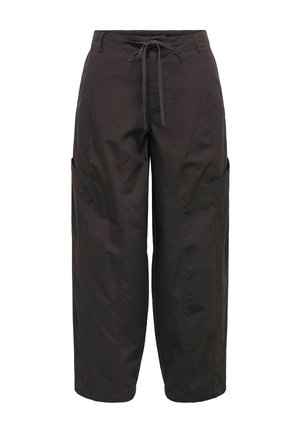 JDY, TROUSERS JDYGEO LOOSE FIT TROUSERS - Pantalon classique - chocolate torte