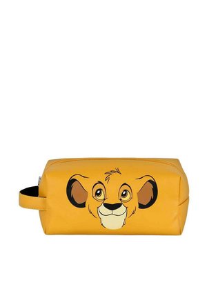 DISNEY LION KING FACE PLUS  - Wash bag - amarillo