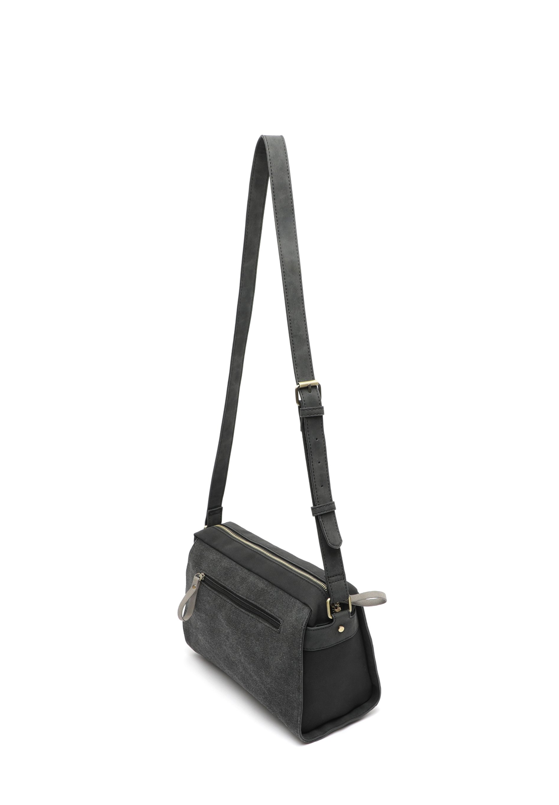 MISAKO MASA - Cross body bag - grey/black - Zalando