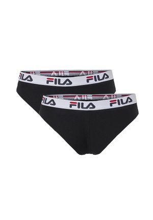 Fila, BRAZILIAN 2 PACK - Brazilian slips - black
