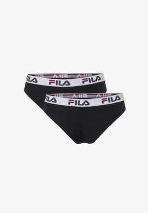Fila, BRAZILIAN 2 PACK - Brazilian slips - black