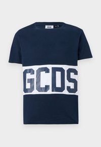 BAND LOGO REGULAR - T-shirt print - deep blue/white