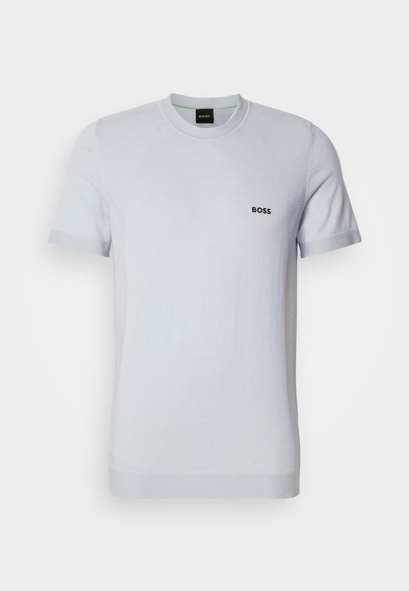 Boss T-shirt basic lichtgrijs