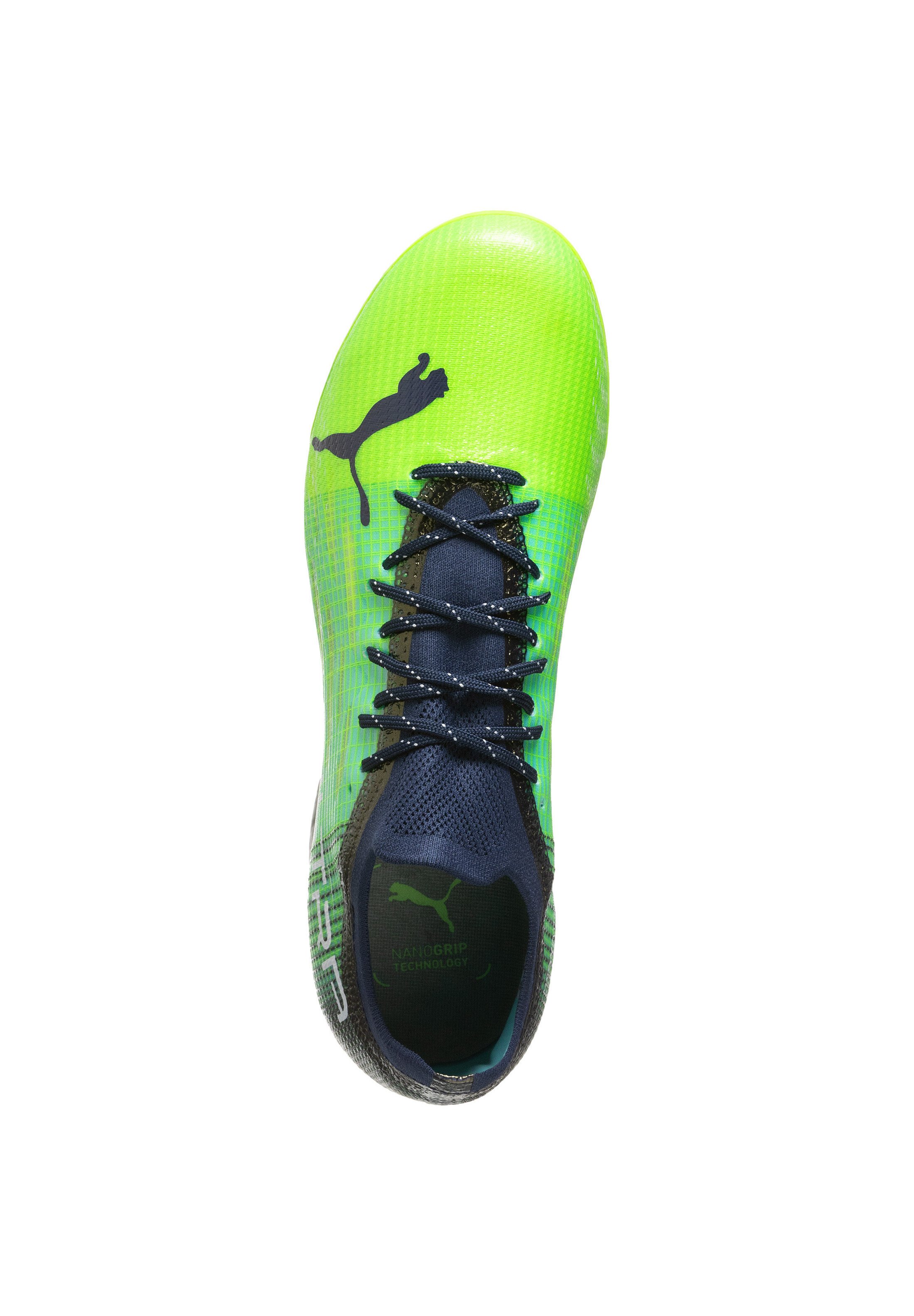Puma ULTRA - Botas de fútbol con tacos - green glare-elektro aqua/verde  claro - Zalando.es