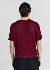 Calliope T-shirt basic - bordeaux