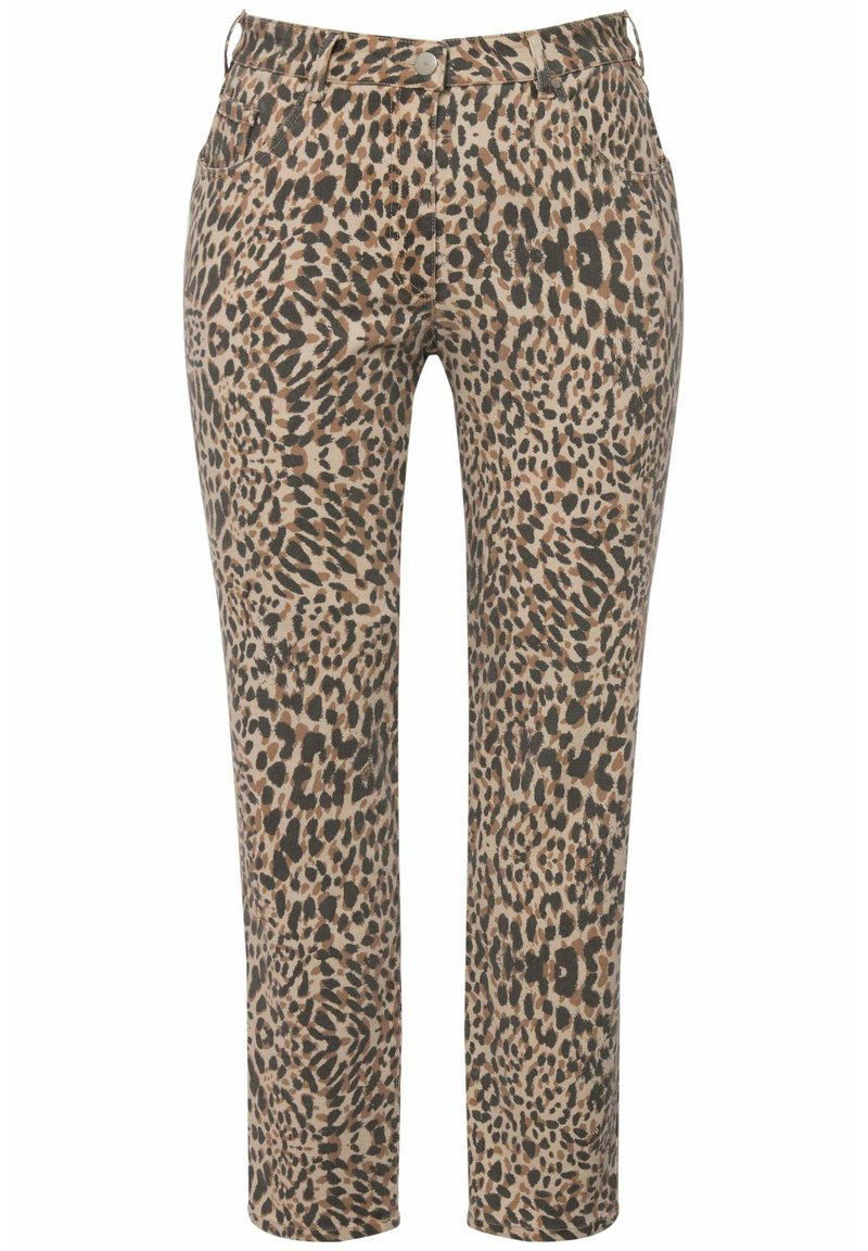 Ulla Popken Slim fit jeans camel Ulla Popken Slim fit jeans camel