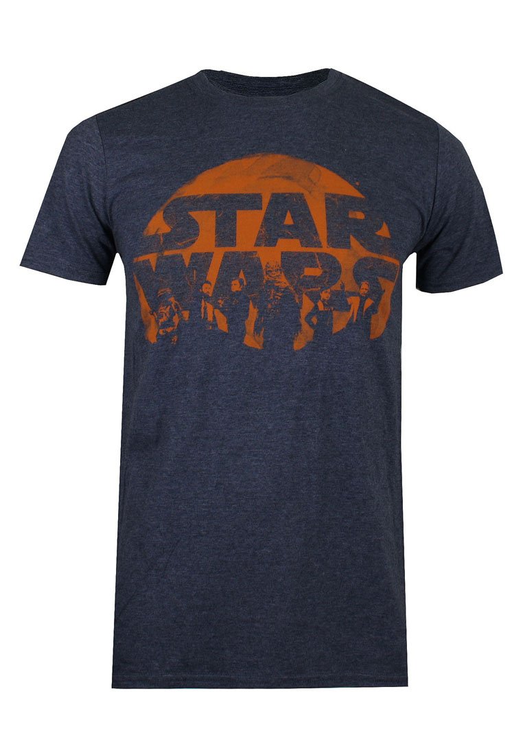 Star Wars T-shirt print antraciet