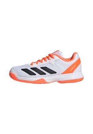 COURTFLASH K - Scarpe da tennis per tutte le superfici - lucid orange/cyber met/ftwr white