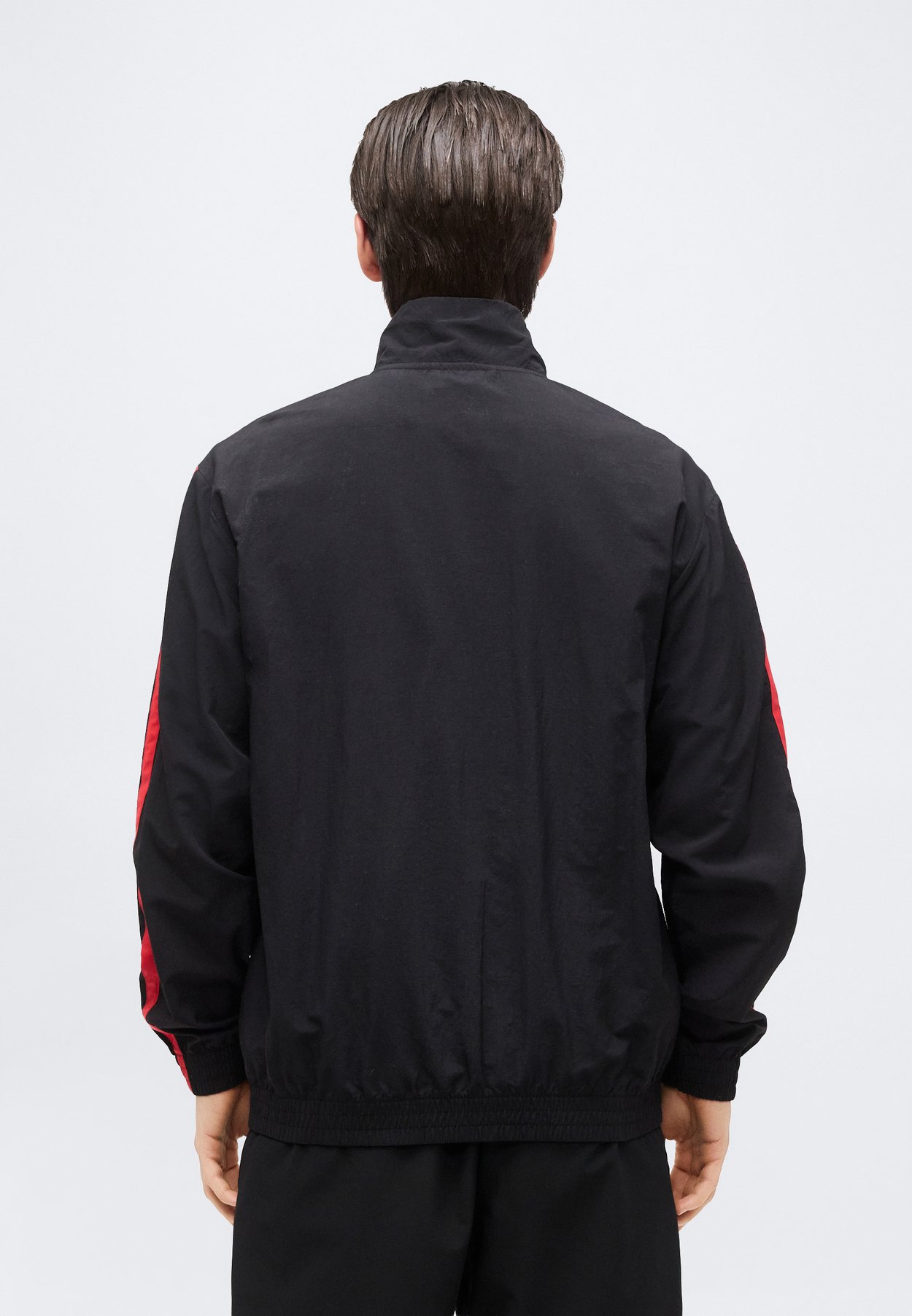 ESSENTIALS 3 STRIPES WOVEN TRACKTOP