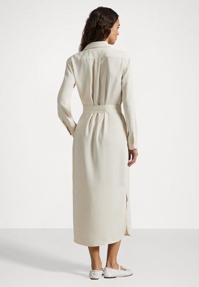 Polo Ralph Lauren SATIN SHIRTDRESS - Paitamekko - mascarpone cream