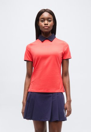 BROOKE - Bluză polo - coral red