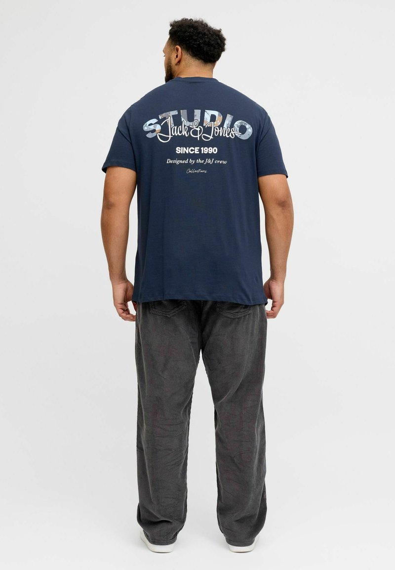 Jack & Jones PLUS SIZE - T-shirts print - sky captain