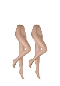 Hudson SIMPLY SHINE 2-PACK - Strumpfhose - make up