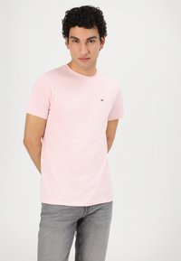 Tommy Jeans SLIM TEE - T-shirt - bas - precious pink