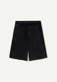 WITH POCKETS - BERMUDA - Shorts - mottled dark grey