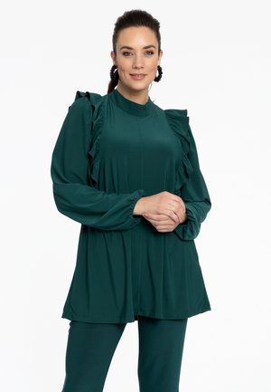 YOEK Langarmshirt - dark green