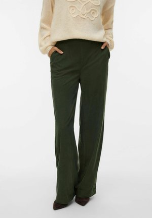 MIT WEITEM BEINSCHNITT VMVILJA HOHE TAILLE - Bukse - duffel bag