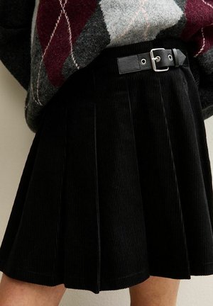 Gonna a pieghe - black