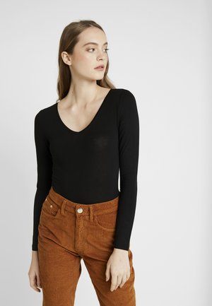 BODYSUIT BASIC - Bluzka z długim rękawem - black
