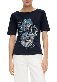 s.Oliver BLACK LABEL - T-shirt z nadrukiem