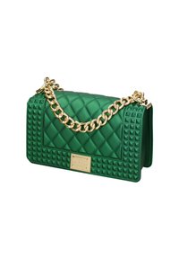 Marc Ellis Handtas - dark green and gold